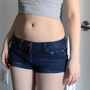 William Rast Micro Low-Rise Denim Shorts